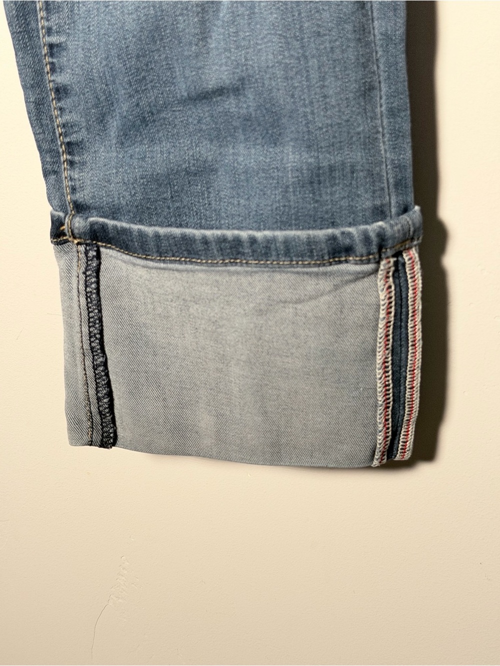 Earl Jeans Light Blue Cuffed Women's Jeans - Picture 7 of 11